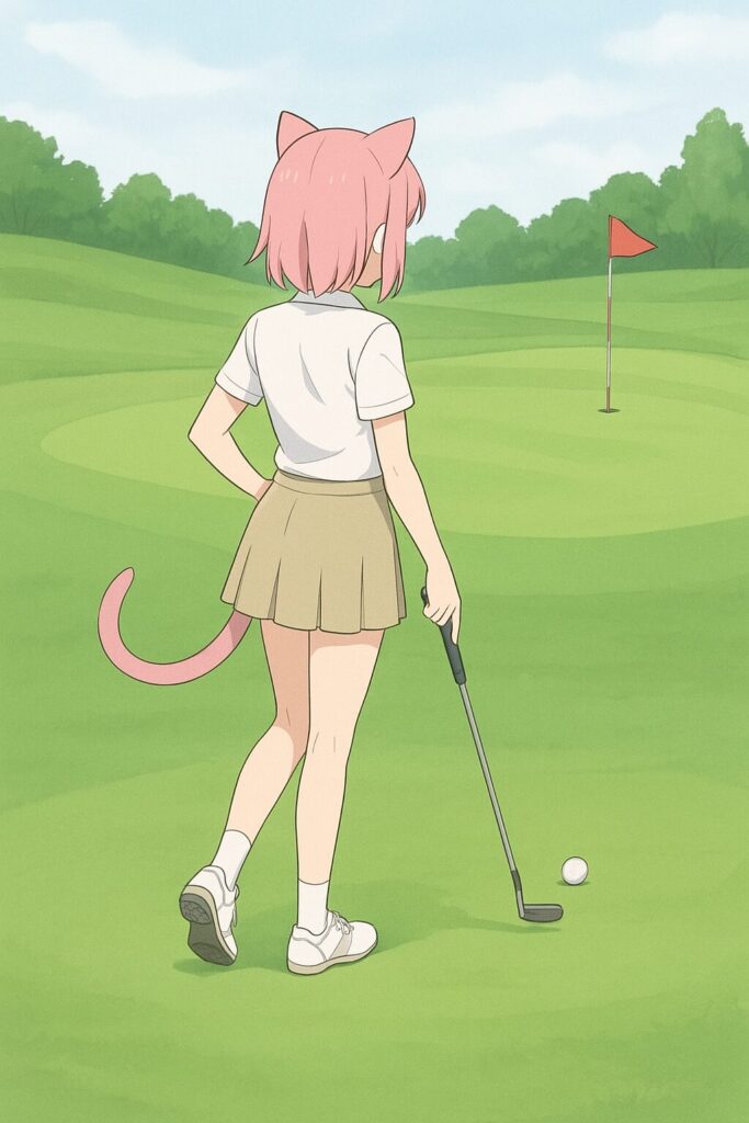 ニャルルがアプローチをやろうとしているところ